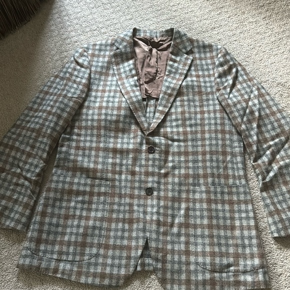 Suit supply wool alpaca blend sportcoat size 56